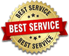 Best service badge